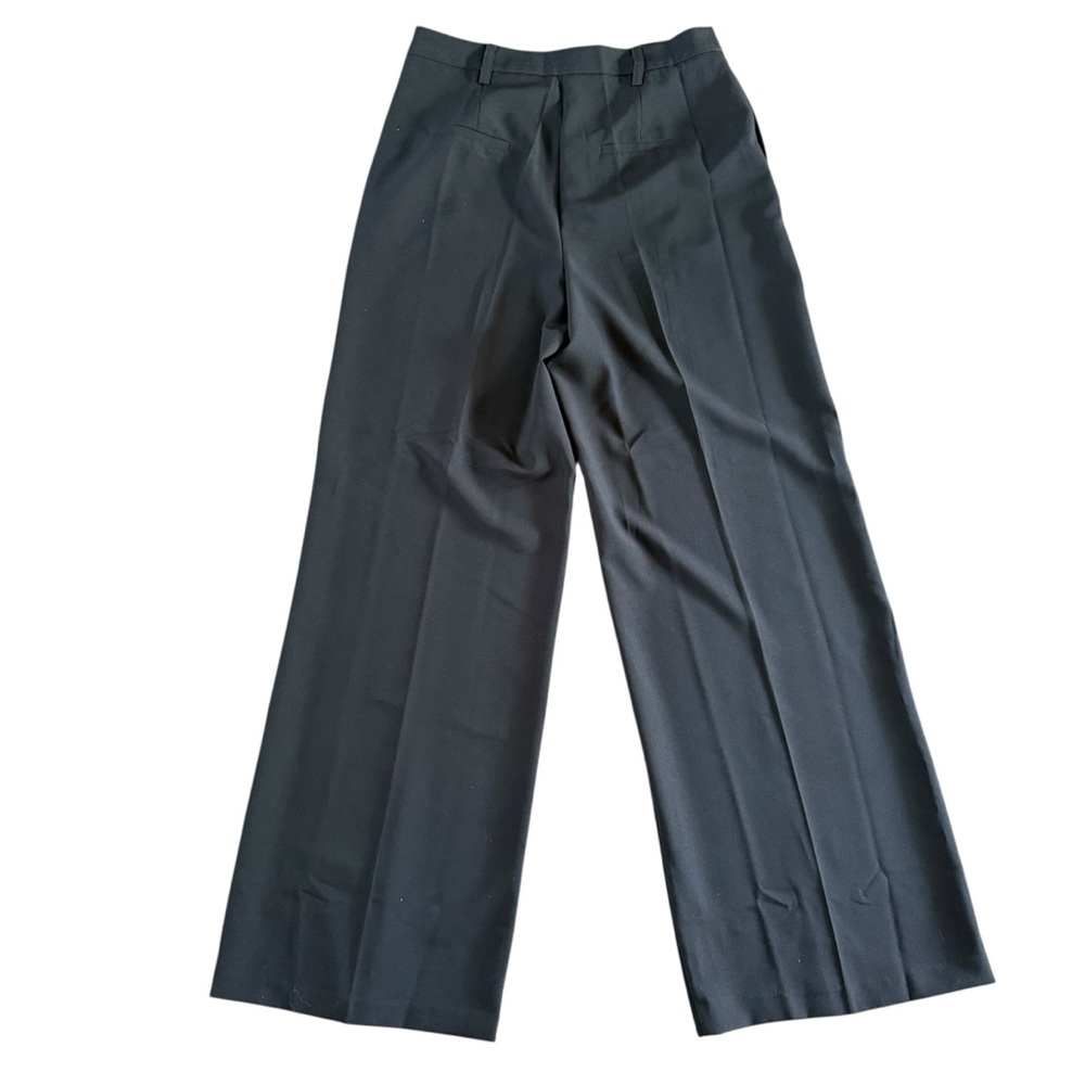 ASOS Elegant Black Wide Leg Trousers